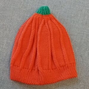 Festive Pumpkin Knit Hat